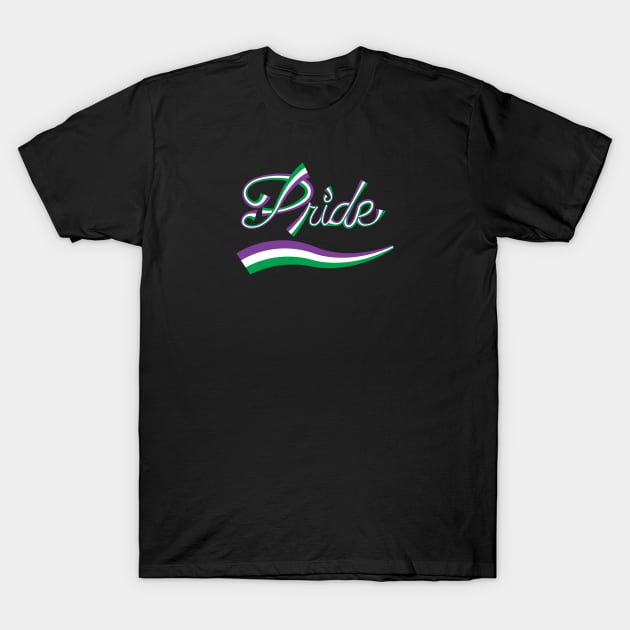 Genderqueer Ribbon T-Shirt by traditionation